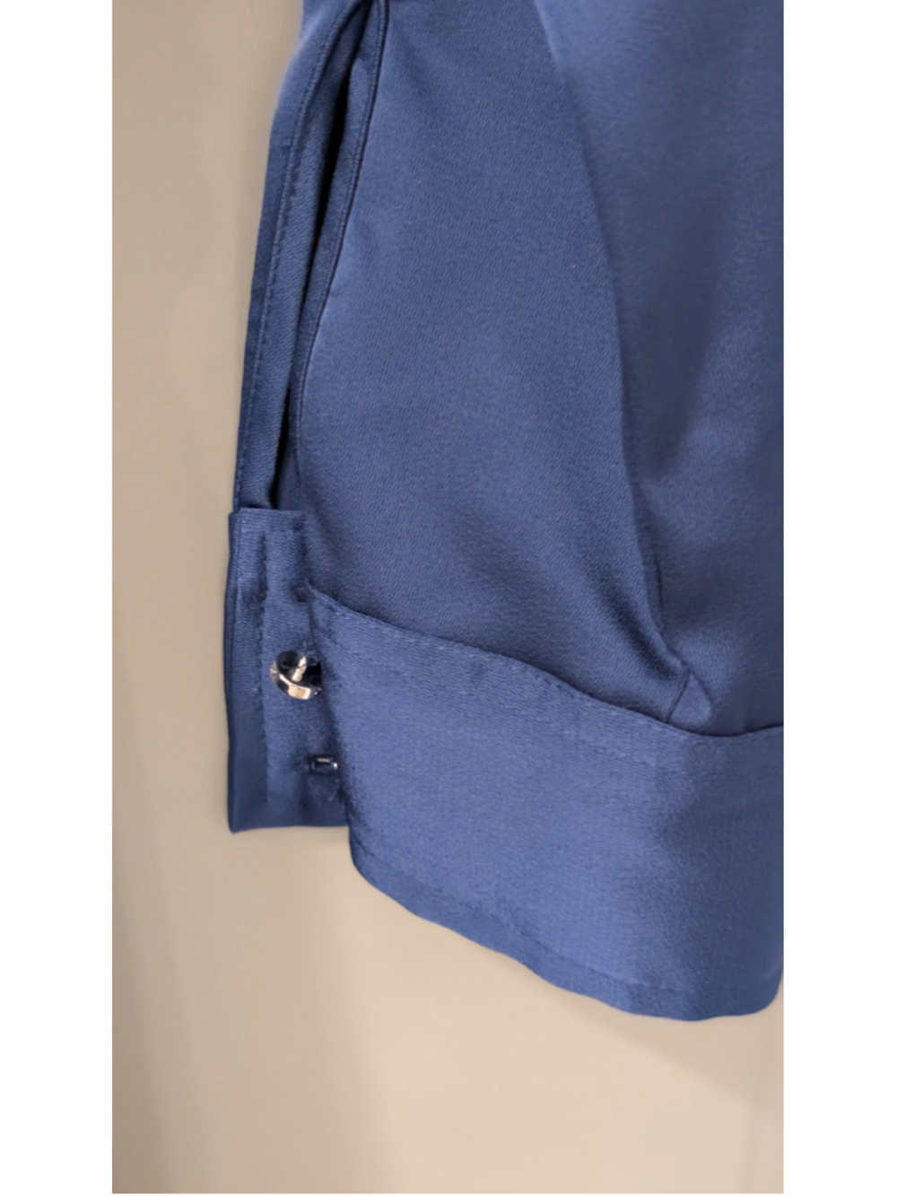 Women's DKNY Blue Midi Shirt Dress Size 4 - Picture 2 of 8
